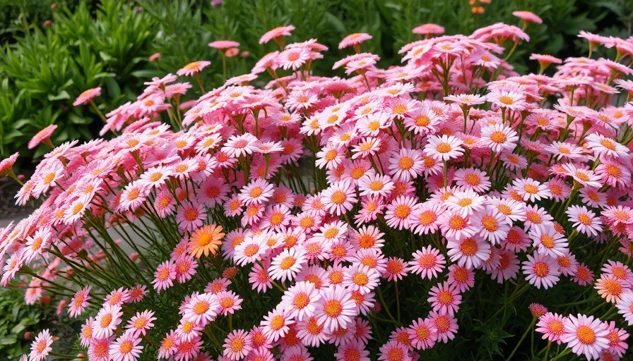 Vibrant yarrow flowers in a garden showcase best yarrow varieties.