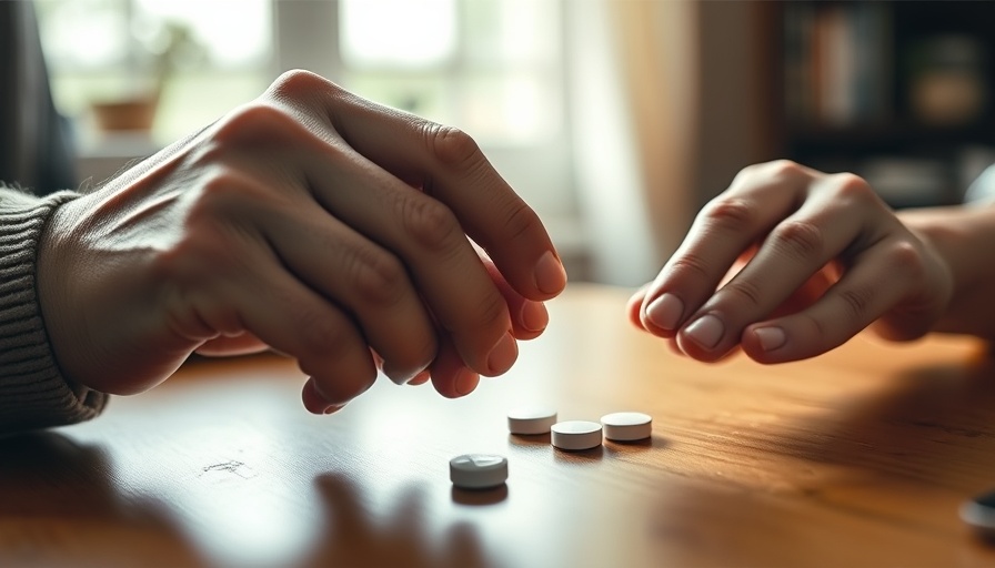 Older adult considering safer alternatives to risky drugs.