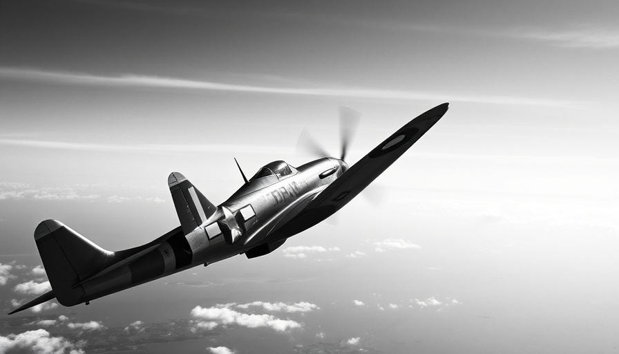 World War II ace pilot Donald McPherson legacy, vintage fighter plane.