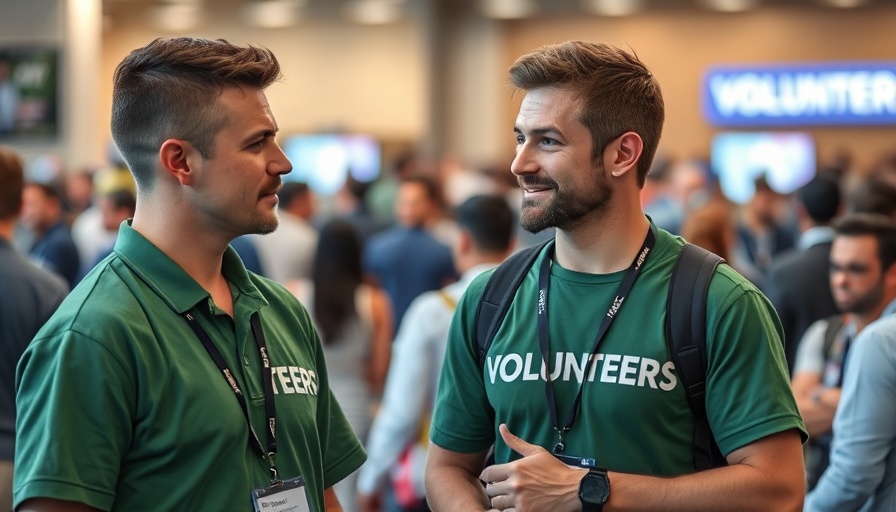 Volunteers at TechCrunch Disrupt 2025 conference.