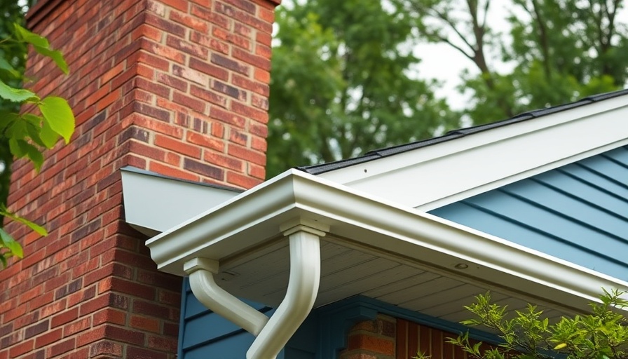House with brick chimney and blue siding; summer home maintenance checklist.