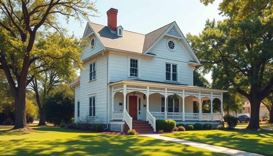 Charming Victorian-style house for real estate open house ideas.