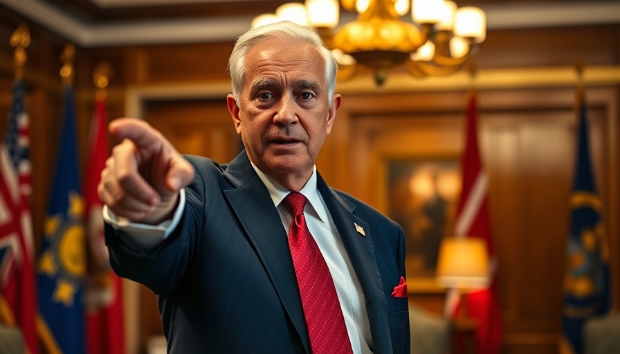 Animated man discussing Federal Reserve independence in office setting.