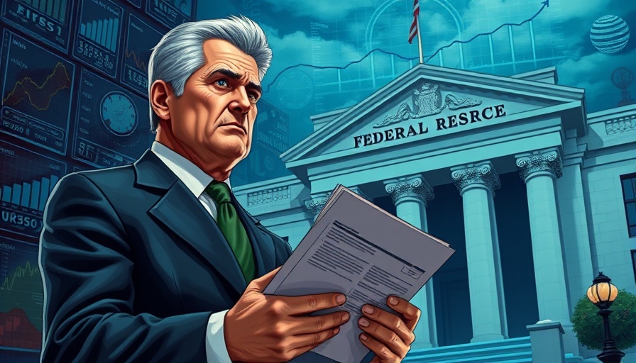 Impact of Trump's actions on the Federal Reserve depicted in illustration.