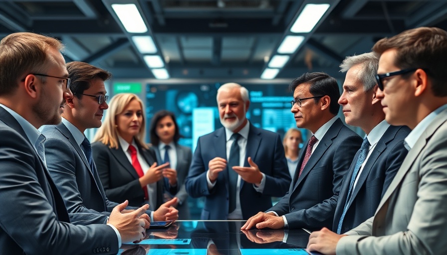 Group discussion among AI friendly politicians using futuristic tech