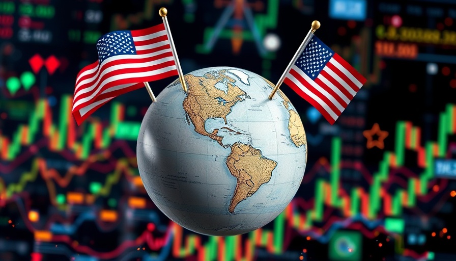 Conceptual image of US dollar's role as a reserve currency.
