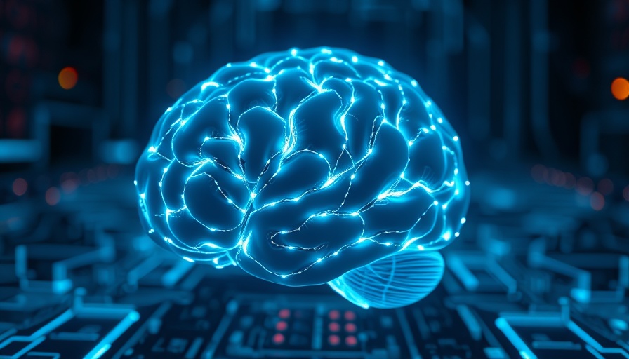 Futuristic AI brain model representing Nvidia AI brain automation.