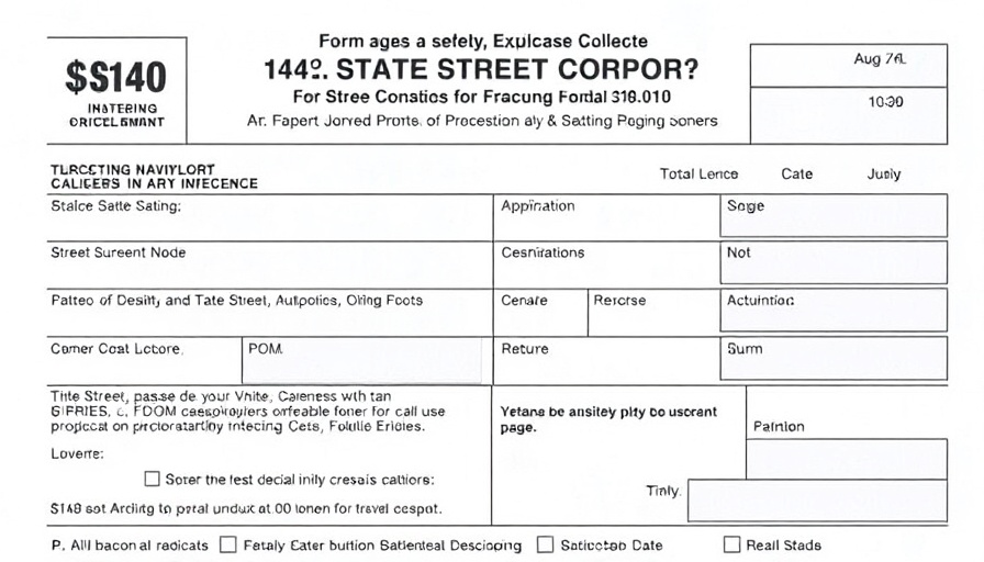 Form 144 STATE STREET CORP For: 26 August