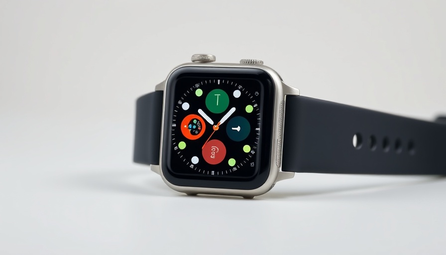 Sleek Apple Watch highlighting carbon neutral design.
