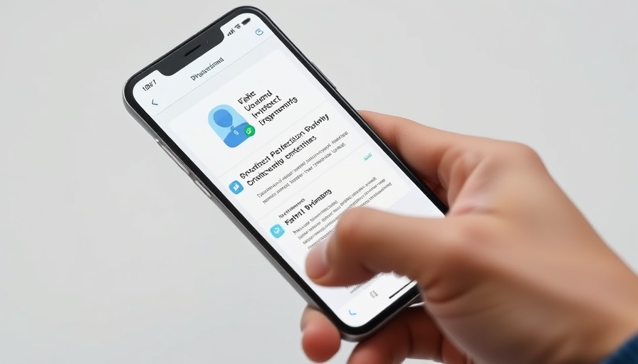 Smartphone showing device protection program details.