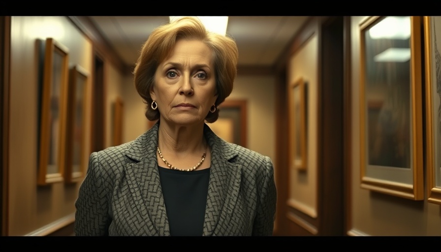 Fed Governor Cook walking in a hallway, lawsuit context.
