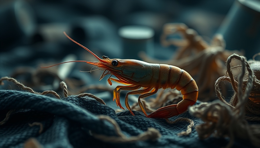 US tariffs affecting India's shrimp and textile industries concept.