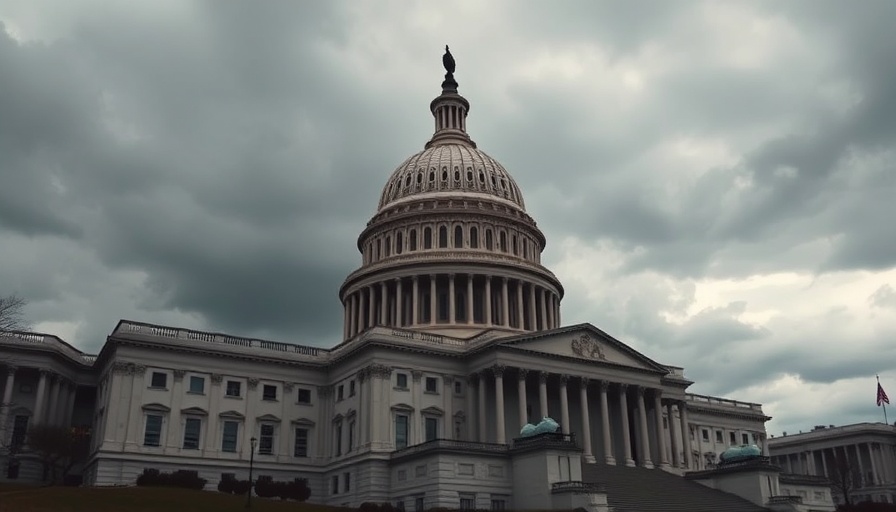 U.S. Capitol building under dramatic clouds, impact on investing.