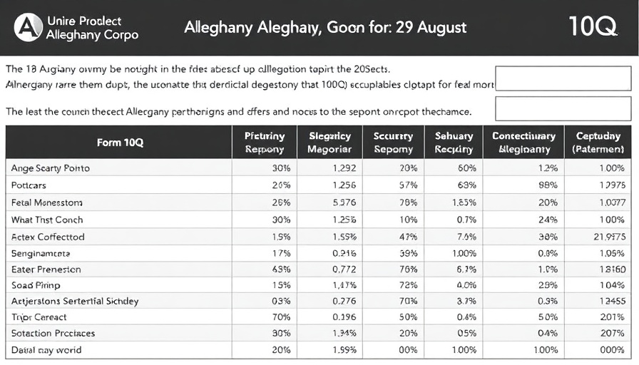 Form 10Q Alleghany Corp For: 29 August