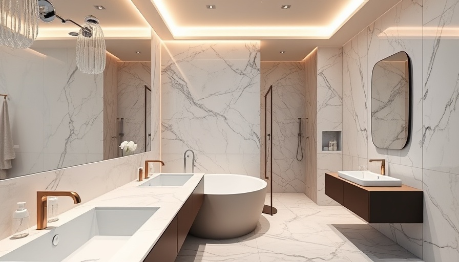 Modern bathroom decor trends 2025 with sleek and luxurious design.