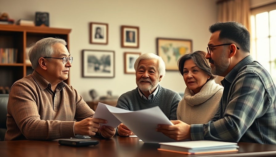 Securing the legacy of a multigen family business in a cozy office.