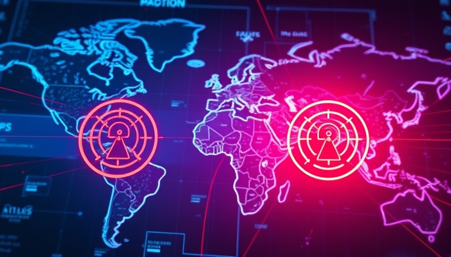 Map showing the impact of Russia GPS jamming on business with disruption indicators.