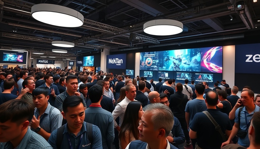 MrBeast phone company launch event with enthusiastic audience.