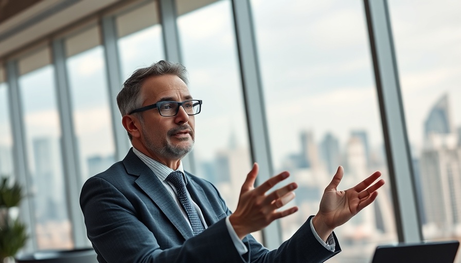 Corporate leadership success in a modern office setting.