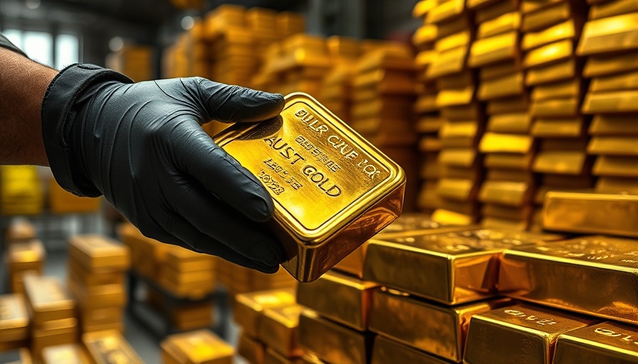 Gold bars being inspected by gloved hands, illustrating gold price predictions.