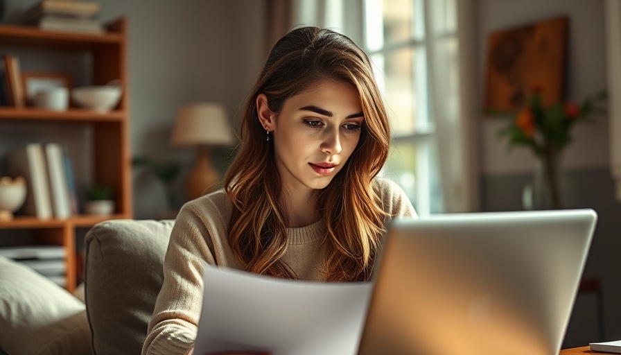 Pensive woman considering documents, question of freelance journalist LLC.