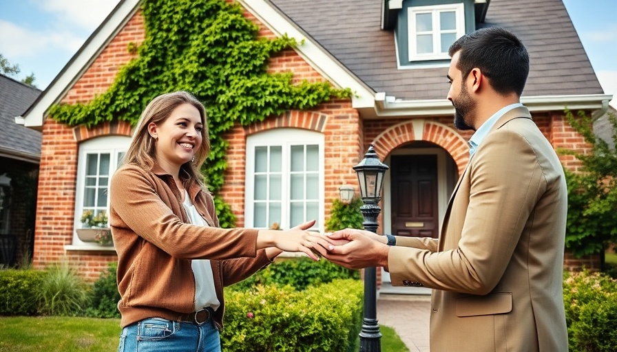 Couple closing on a house in less than 30 days with real estate agent.