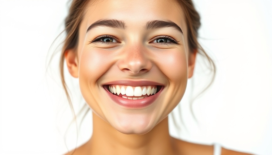 Radiant young woman with glowing skin smiling, Virtamin C for Crepey Skin.