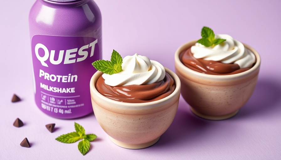 Chocolate Milkshake Protein Pudding Recipe with Quest Milkshake.