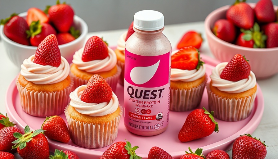 Quest Peanut Butter S’mores Protein Cookies Recipe not depicted; strawberry cupcakes shown.