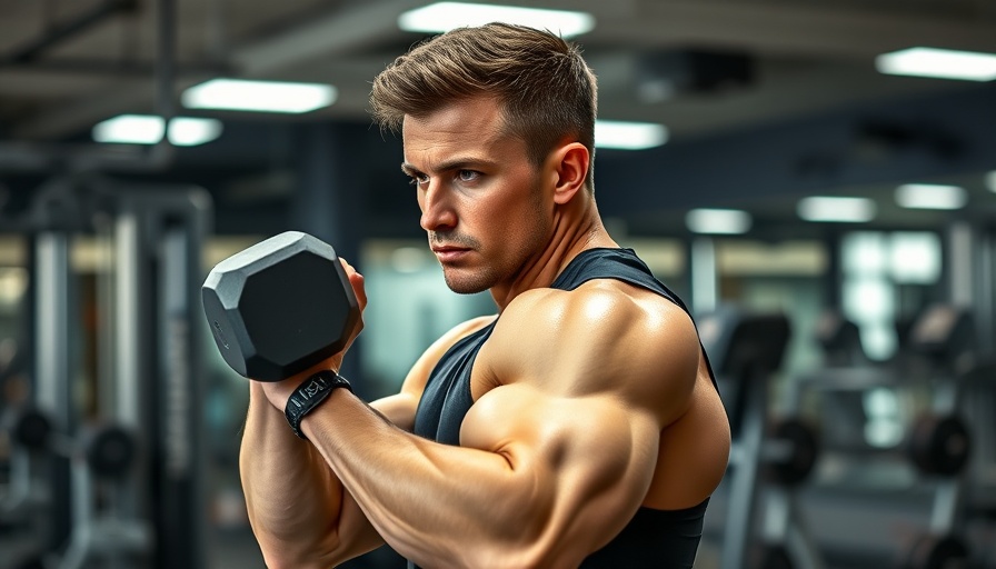 Person doing rear delt exercises in the gym setting.