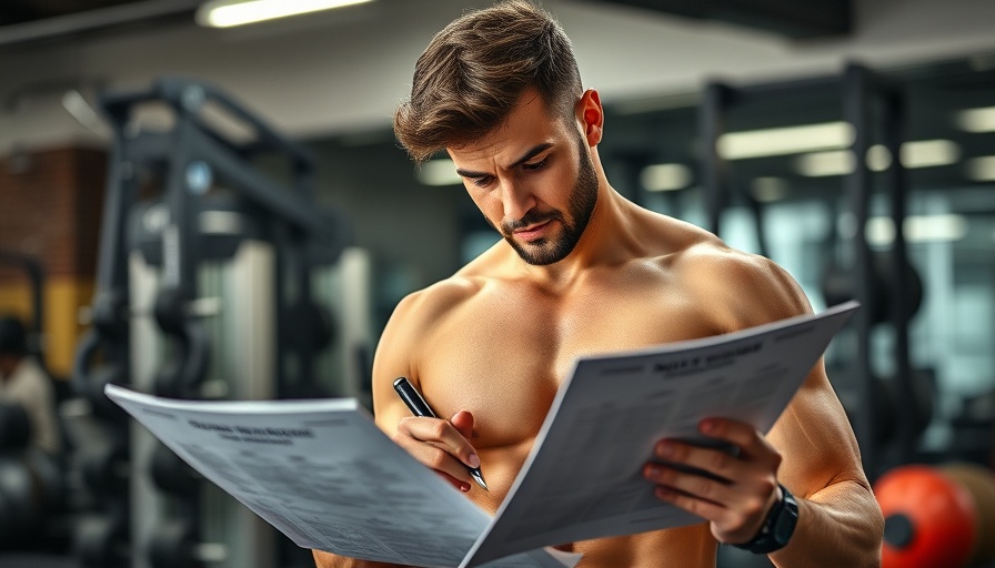 Focused person creating a workout plan in a gym, how to create a workout plan.