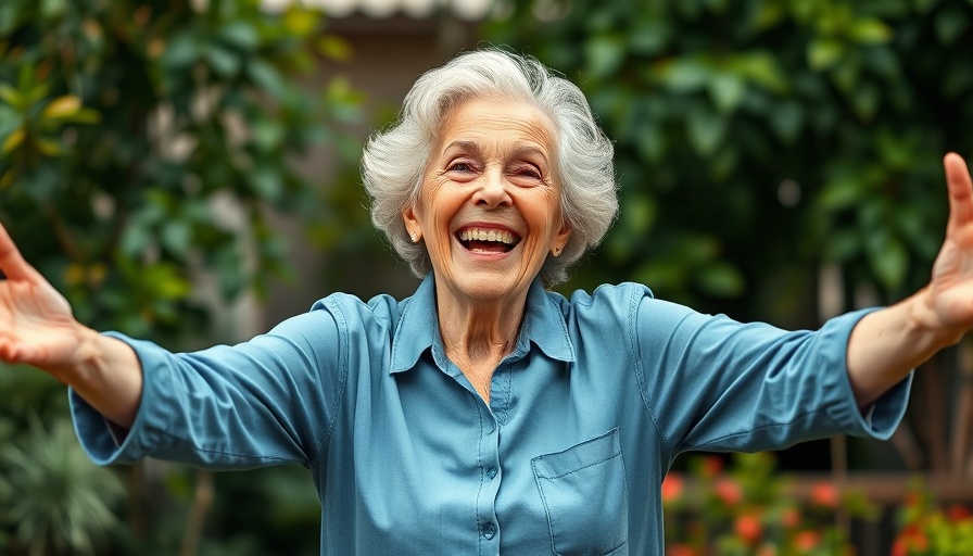 Hedda Bolgar psychologist, joyful elderly woman outdoors.