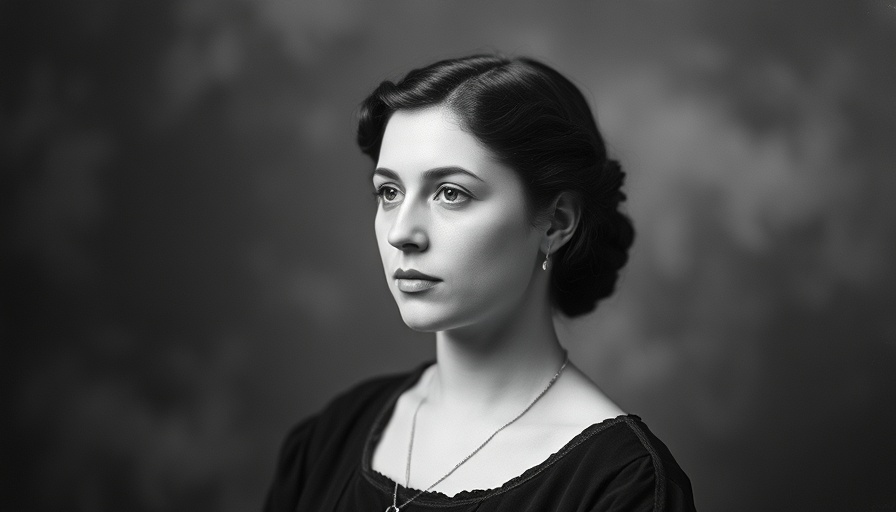 Neutral expression 20th-century woman portrait, Cognitive Behavioral Treatment for Anxiety reference.