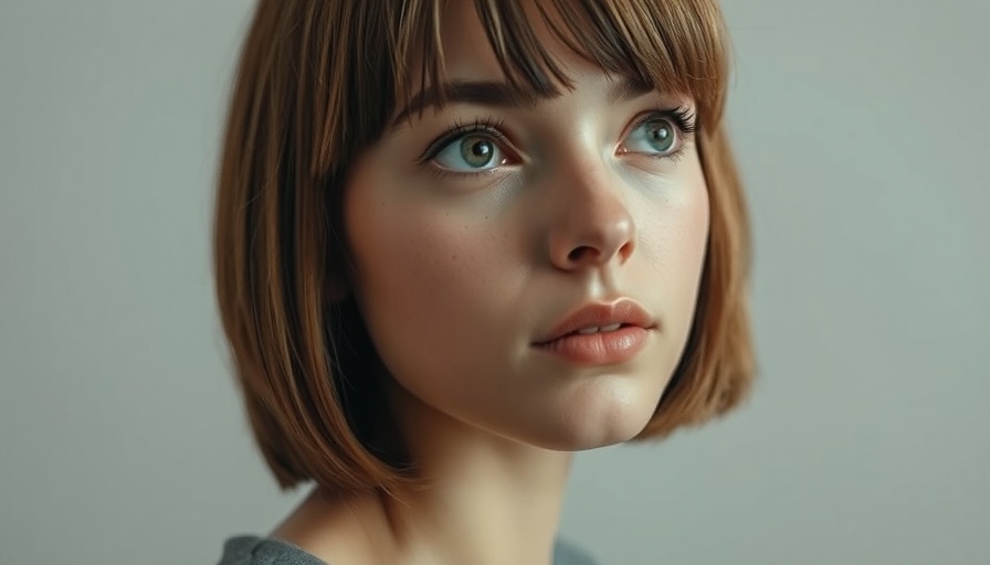 The best style for thinning hair: young woman with a bob haircut.