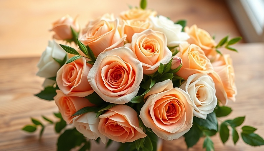 Arranging grocery store flowers in a beautiful bouquet of roses.