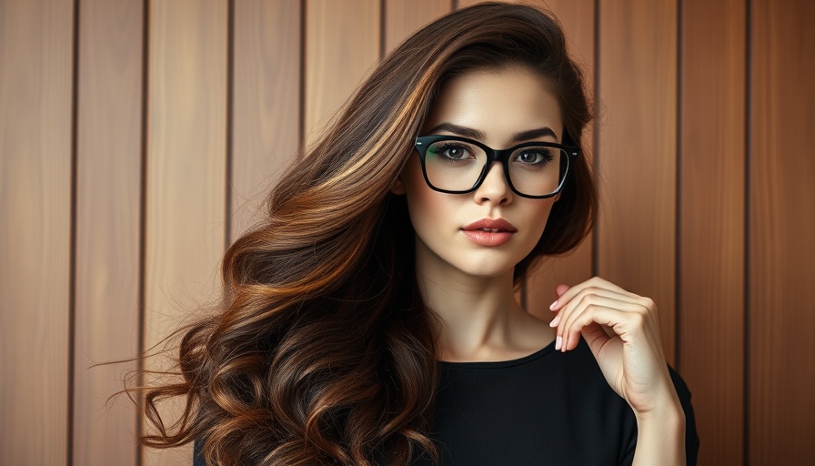 Stylish woman with Bardot blowout hairstyle wearing dark glasses.