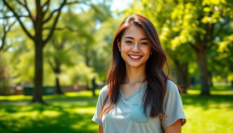 Kayla Sossin wearing denim in a sunny park during Week of Outfits.