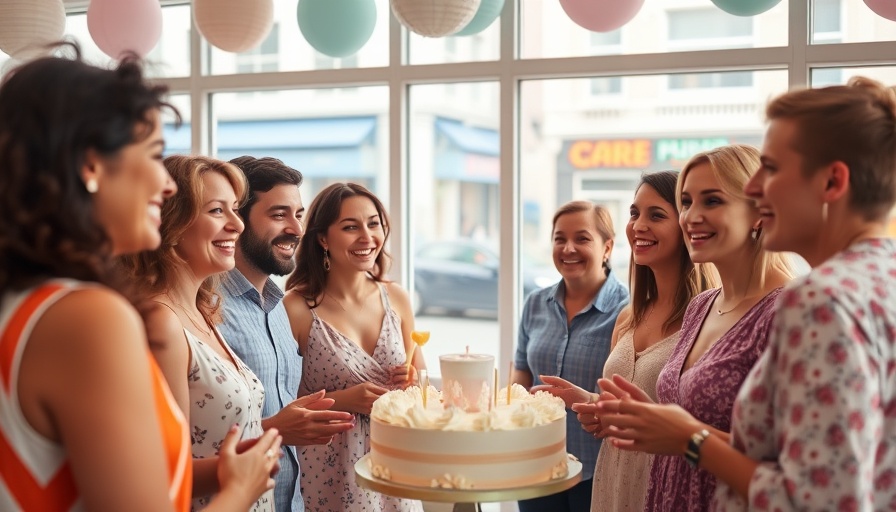 Group enjoying sweetest baby shower idea at cozy indoor setting.