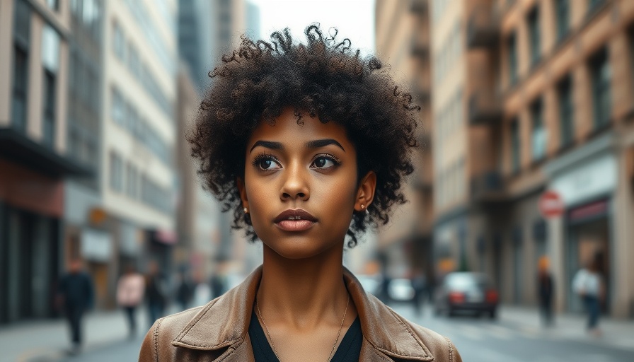 Confident young woman standing in a city street, strengthen cognitive function.