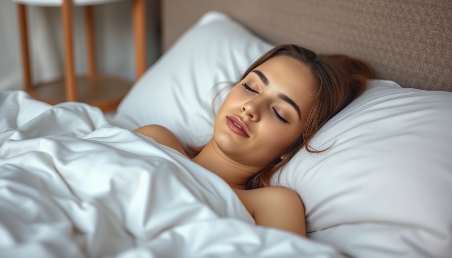 Peaceful young woman resting, illustrating self-hypnosis for better sleep.