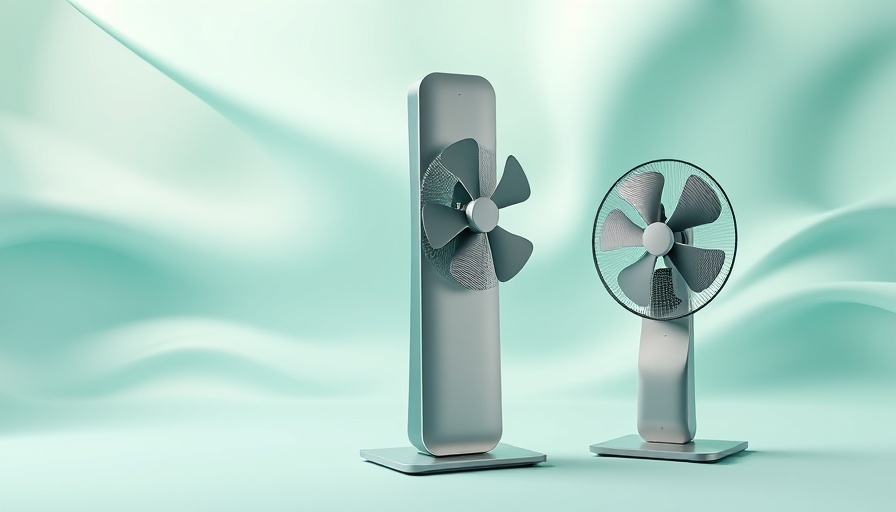 Sleek tower fans designed for quiet sleeping environments.