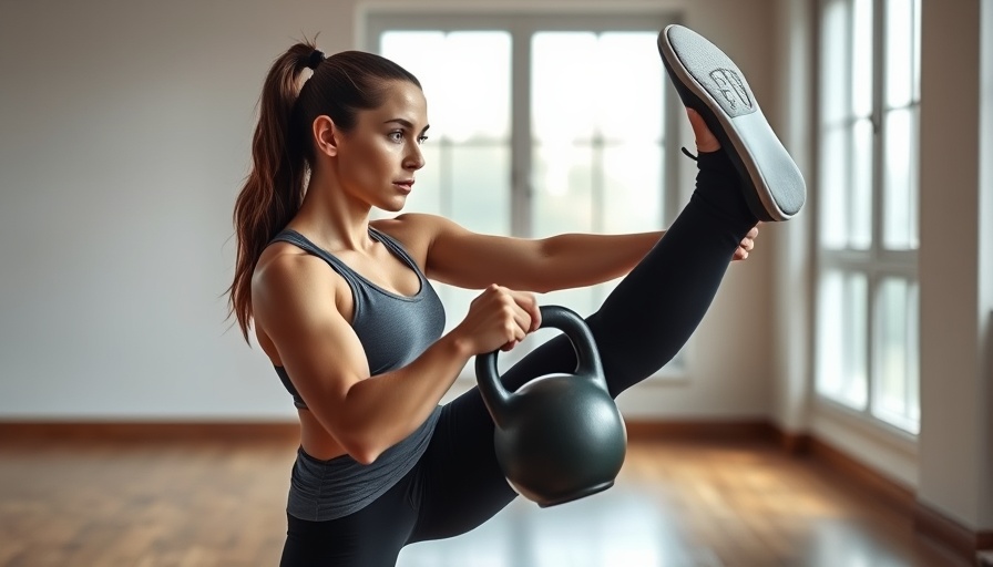 Woman practicing functional exercises for lifelong strength indoors.