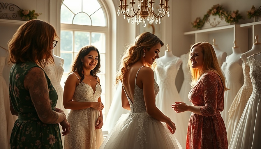 Bridal fitting highlights the challenges of wedding planning.
