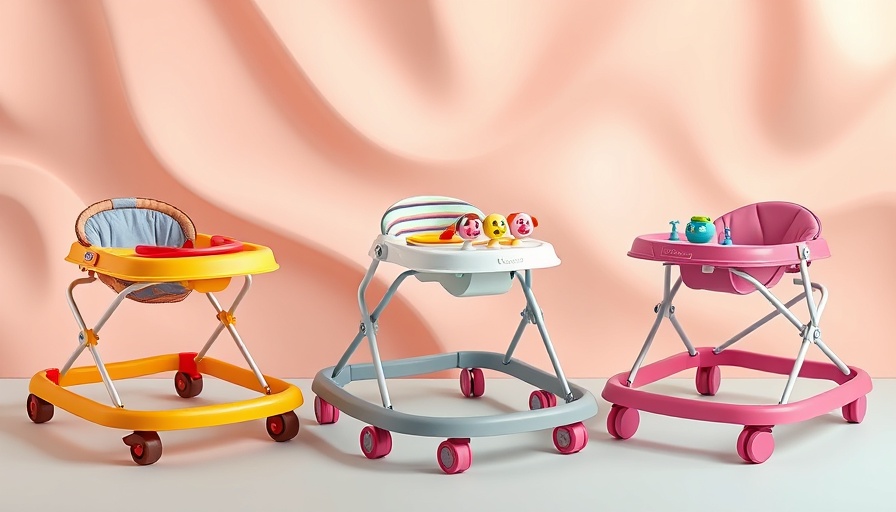 Array of best baby walkers 2025 in vibrant colors and designs.