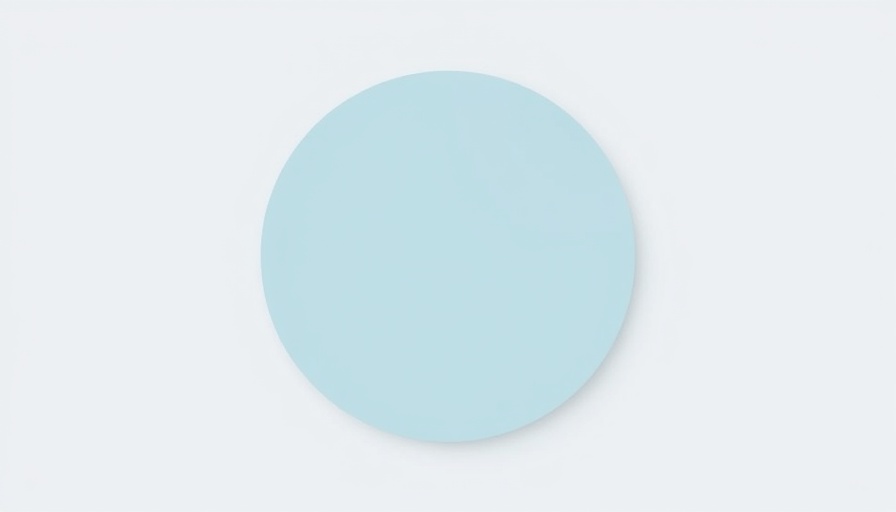 Large light blue circle on plain background