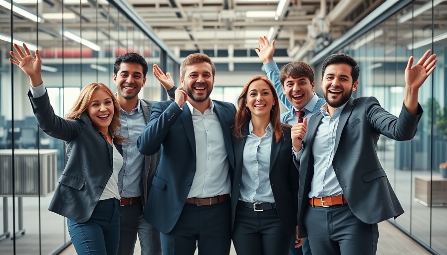 Professionals celebrating in an office, showcasing negotiation skills test success.
