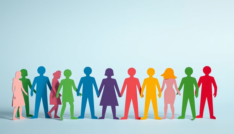 Colorful paper figures representing diversity and inclusion in leadership.