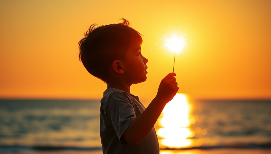 Silhouette of a boy with sparkler at sunset, Cynicism vs Hope in Leadership