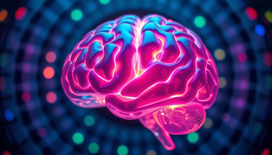 Transparent brain with colorful lighting representing leading through a crisis.