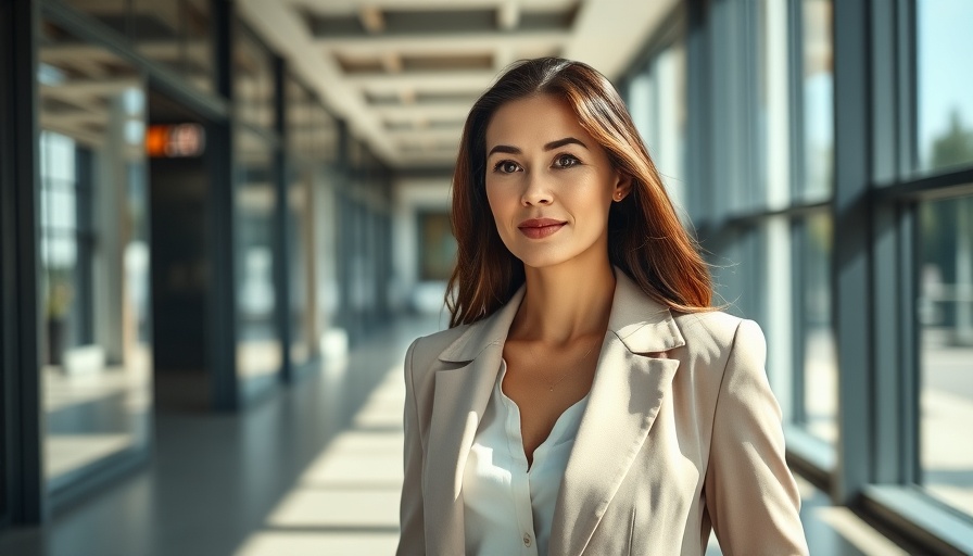 Dress for Success in 2025: Elegant businesswoman in modern office.